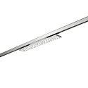 3-fase spot BALI MIDI S 97�/91� DALI-2 - 58.7CM roteerbaar, DALI aanstuurbaar, met lensoptiek IP20, zilver mat dimbaar