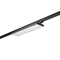 3-fase spot BALI MEGA S-WB 97�/91� DALI-2 - 58.7CM roteerbaar, DALI aanstuurbaar, met lensoptiek IP20, zwart mat dimbaar
