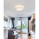 Brumberg Plafondarmatuur TIM � 40CM up down, met diffuser E27 IP20, nikkel mat dimbaar