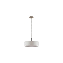 Pendelarmatuur TIM � 40CM up down, met diffuser E27 IP20, nikkel mat dimbaar