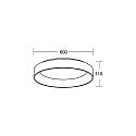 Brumberg surface luminaire GEORGA 2CCT CCT Switch IP20, black matt dimmable