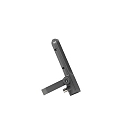 Brumberg floodlight MATRIX IP66, titanium, transparent