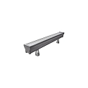 panel spot WALLWASHER IP66, titanium dimmable