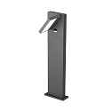 bollard lamp APORIA with motion detector, switchable LED IP54, graphite 