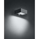 Brumberg Wandarmatuur voor buitenshuis LIGEA met sensor, schakelbaar LED IP54, grijs 