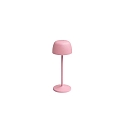 Tafellamp op batterijen ROSS down, met Touch-Dimmer IP54, pink dimbaar