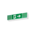 emergency luminaire EKW one-sided IP54, white