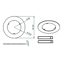 Brumberg Adapter, zwart