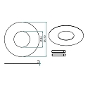 Brumberg Adapter, nikkel mat