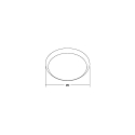 Ring MAKIRA � 25CM rond