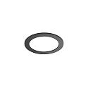 Ring MUNA MIDI rond, zwart mat