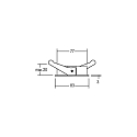 Brumberg Inbouwframe COUPLED rond, wit