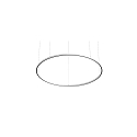 pendant luminaire DEVON � 180CM for VDU workstation, Matter controllable IP20, powder coated, white matt dimmable