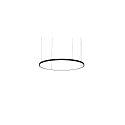 pendant luminaire ANDROS IN � 120CM DALI controllable IP20, powder coated, black matt dimmable
