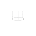 pendant luminaire ANDROS IN/OUT � 120CM DALI controllable IP20, powder coated, black matt dimmable