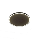 acoustical element SILENTIUM (SMOOTH) FOR DEVON / 3.5CM / 80CM round, black