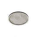 acoustical element SILENTIUM (STRUCTURE) FOR DEVON / 3.5CM / 80CM round, black