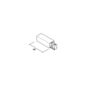 3-fase feeder beschermingsgeleider rechts, wit