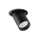 Spot TRAXX MIDI rond, draaibaar, roteerbaar, schakelbaar LED IP20, zwart 