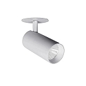 Spot TRAXX MINI rond, draaibaar, roteerbaar, schakelbaar LED IP20, zilver 