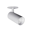 Spot TRAXX MIDI rond, draaibaar, roteerbaar, schakelbaar LED IP20, zilver 