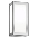 Outdoor LED wall luminaire AQUA RAIN with motion detector, IP44, 12W 3000K, stainless steel, brushed
