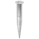Ground spike ROUND for CMD floor luminaires, metal