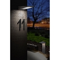 CMD Creative Metalldesign Wandlamp op zonne-energie met sensor IP54, antraciet 
