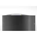 CMD Creative Metalldesign Outdoor LED wall luminaire with Linse, Up&Down, IP65, 12W 3000K 1280lm, anthracite