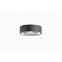 outdoor ceiling luminaire down, with lens optics IP65, anthracite
