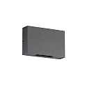 outdoor wall luminaire DOUBLE ANGLE ADJUST up / down, adjustable IP65, anthracite