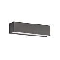 Wandarmatuur voor buitenshuis 25CM up down, lang IP65, antraciet