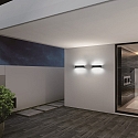 CMD Creative Metalldesign outdoor wall luminaire 25CM up / down, long IP65, anthracite