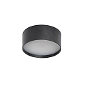 Plafondarmatuur voor buiten � 15CM rond, CCT Switch, met diffuser IP44, antraciet 