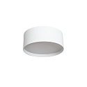 Plafondarmatuur voor buiten � 15CM rond, CCT Switch, met diffuser IP44, wit 