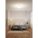Casablanca pendant luminaire ACAI 16 1 flame E27 IP20, mat, opal white dimmable