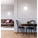 Casablanca wall and ceiling luminaire ACAI 21 E27 IP20, mat, opal white dimmable