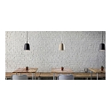 Casablanca Pendelarmatuur CLAVIO S 1-vlams, klein, dimbaar E27 IP20, aluminium geborsteld, antraciet dimbaar