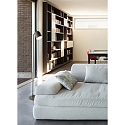 Casablanca Floor lamp CLAVIO, E27, IP20, Lava anthracite, anthracite
