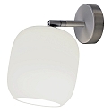 Wandarmatuur MUREA draaibaar, roteerbaar E27 IP20, aluminium, mat, opaalwit dimbaar