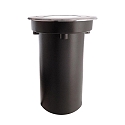  Vloerinbouwarmatuur CANUM SYM � 11.6CM begaanbaar, symmetrisch IP67, zilver dimbaar