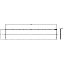 Deko-Light LED paneel STANDARD SANO 150X30CM constante stroom, excl. netvoeding, dimbaar 33W 4900lm 4000K 120� CRI >90