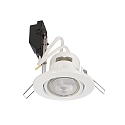 Deko-Light Recessed ceiling ring DENEB, GU10 max.50W, IP20, swivelling 30�, white