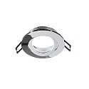 Plafondinbouwarmatuur SAMSOLA rond, draaibaar GU10 / GU5.3, glanzend, zilver dimbaar