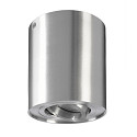 Deko-Light Plafondarmatuur BENGALA ROUND cilindrisch, instelbaar GU10 IP20, zilver geborsteld dimbaar