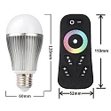 Deko-Light RGBW lichtbron met afstandsbediening E27 RF RGBW A60 E27 8W 520lm RGB + 3000K CRI >80 dimbaar