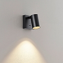 reading lamp CAN TILT SQUARE USB square, with switch, with USB charging function, cardanic swivelling GU10 IP20, black 