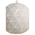 Deko-Light Pendant luminaire ASTEROPE RUND 500, E27, matt white