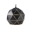 Deko-Light Pendant luminaire ASTEROPE RUND 250, E27, matt black