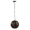 Pendant luminaire ASTEROPE RUND 400, E27, matt black